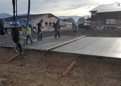 Helipad Concrete Placement for Steele Memorial Hospital