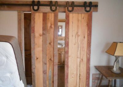 Reclaimed barnwood door