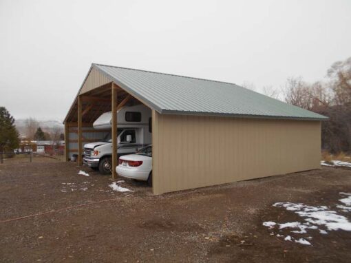 Post Frame Storage Building