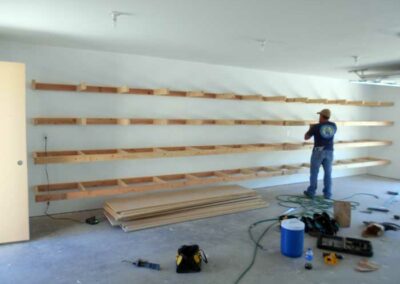 Shelves in Garage