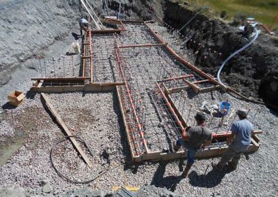 Pole Creek Fish Screen Base Slab Forming