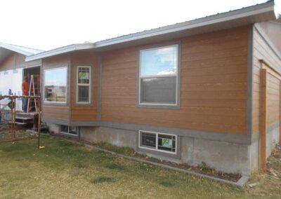 Exterior composite siding and trim