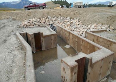 Pole Creek Fish Screen Finish Grading