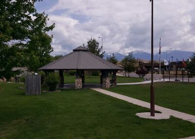 Veteran's Park Gazebo, Salmon Idaho