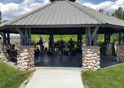 Performers in Gazebo