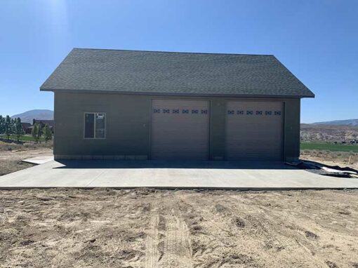 New Garage/Shop with Utility Room near Salmon Idaho