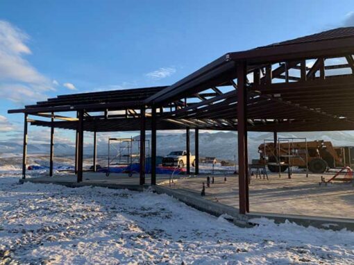 New All Steel Home Near Salmon Idaho