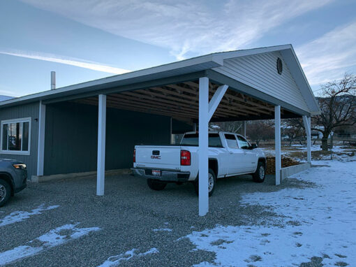 New Construction of a Carport in Salmon Idaho