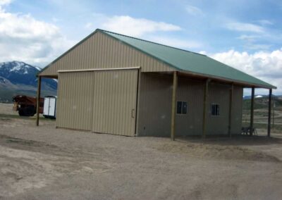 New Pole Barn Near Salmon Idaho